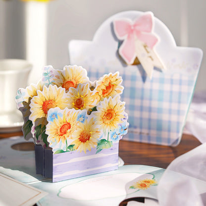 flower greeting card