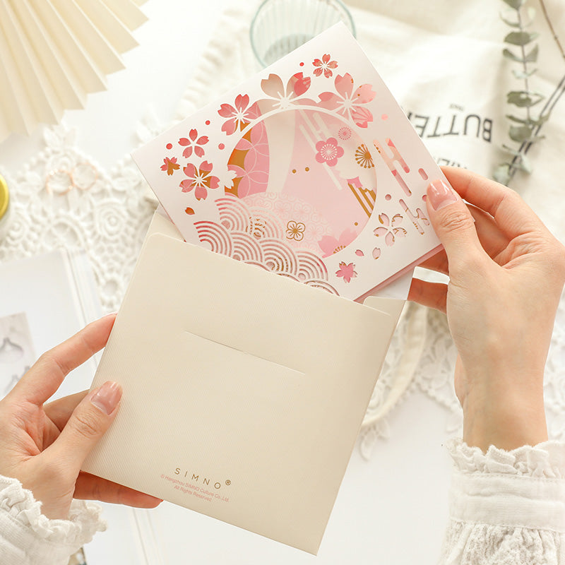 Fold greeting card